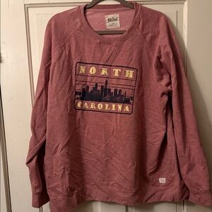 North Carolina Graphic Crewneck Sweatshirt - Dusty Rose